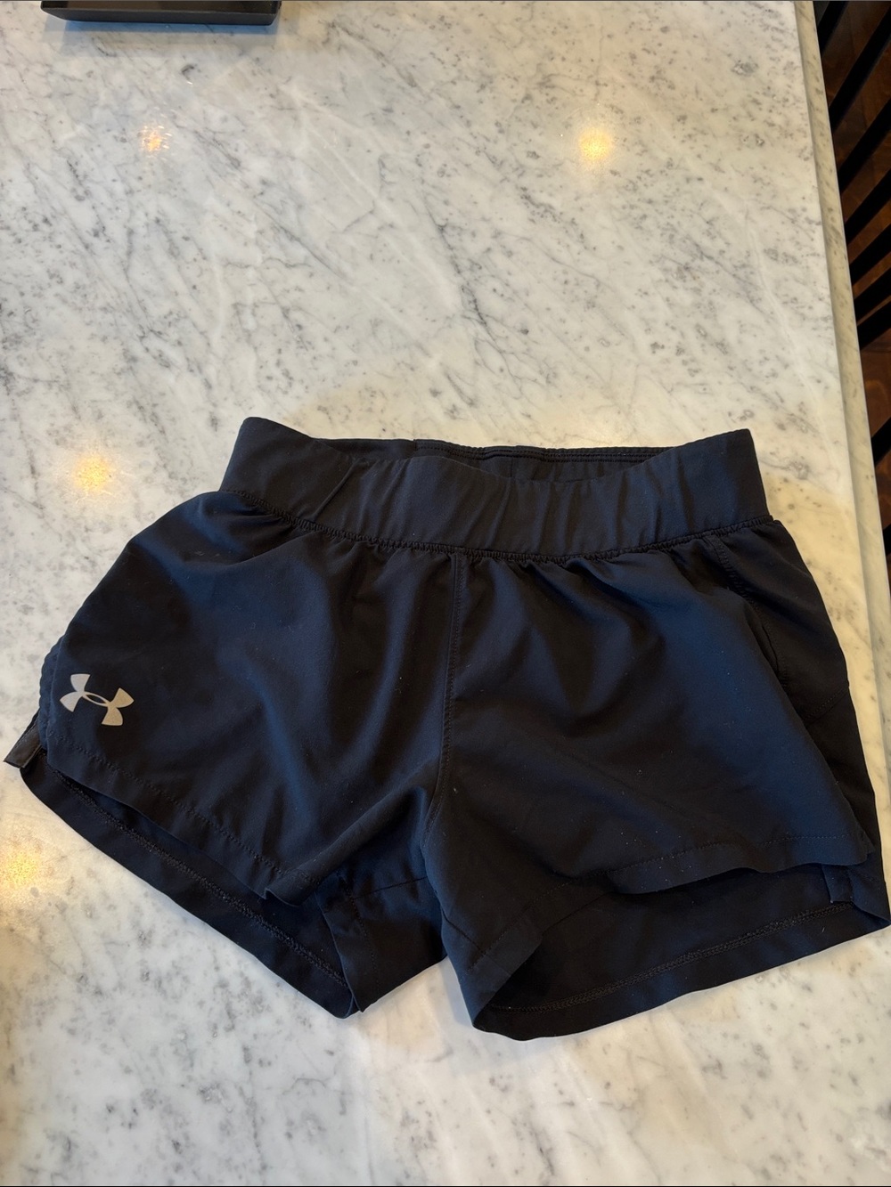Under Armour Women's Black Athletic Running Shorts